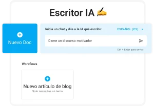 Ejemplo de IA para crear Blog Gratis