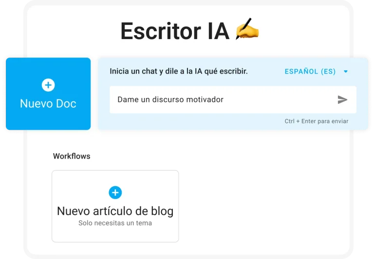 Ejemplo de IA para crear Blog Gratis