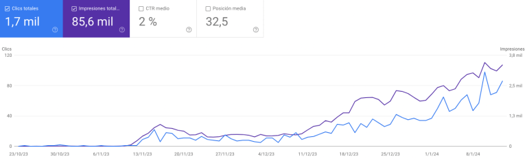 Posicionamiento SEO WordPress por webbuilders ejemplo 2