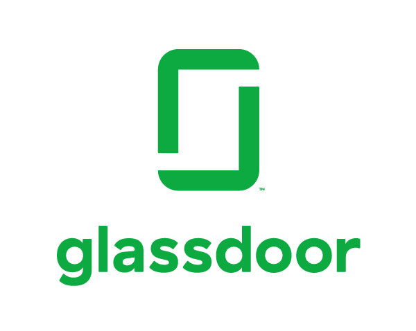 Glassdoor, logo verde transparente.