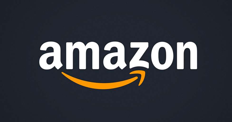 Logo de amazon fondo oscuro