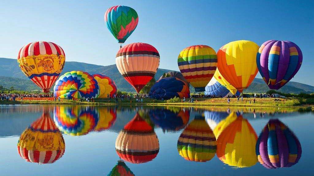 Una imagen de diferentes globos aerostáticos