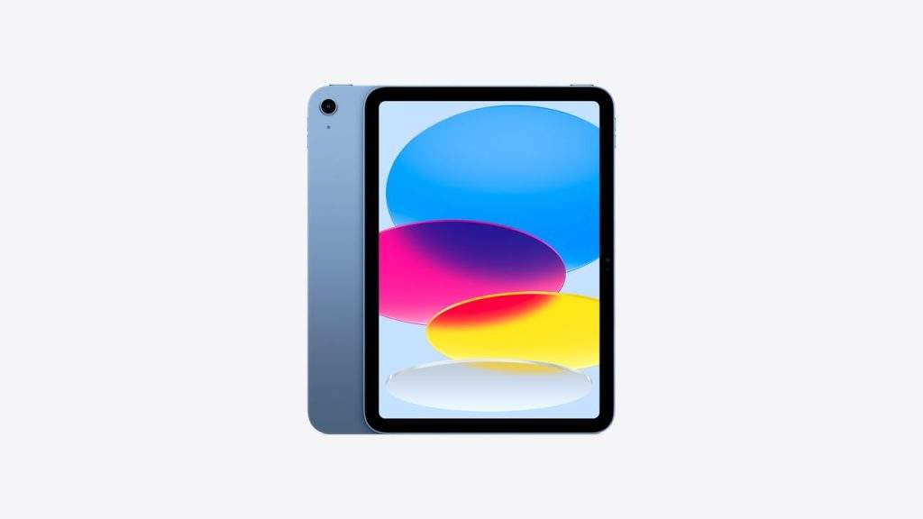 Una imagen de un Apple Ipad en un fondo blanco.