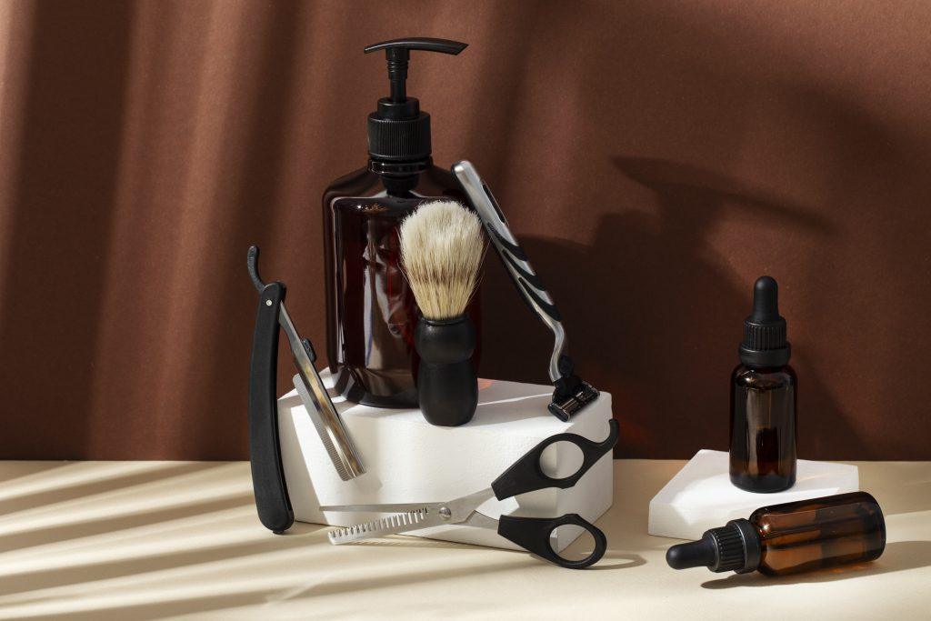 Diferentes productos de peluquería para tratar el pelo poroso