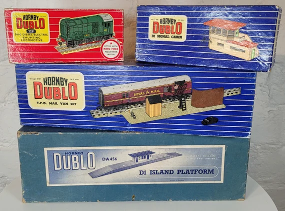 34. Set de tren Hornby de los años 50