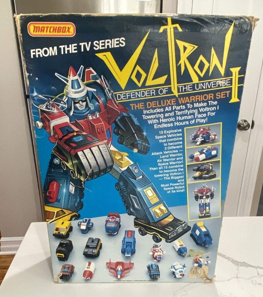 33. Figura de acción de Voltron de Matchbox (1984)