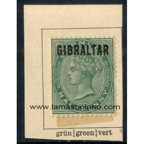 Sello de Gibraltar de 1886